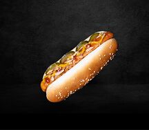 Датский хот-дог с куриной сосиской
