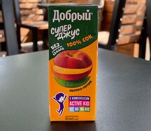 Сок Добрый яблоко-персик
