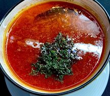 Борщ красный с говядиной