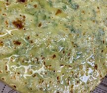 Хычин с сыром и зеленью