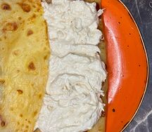 С курицей в сливочном соусе
