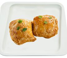 Слоенные пирожки с мясом