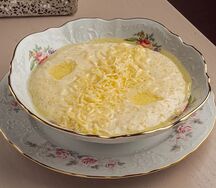 Каша пшенная с сулугуни