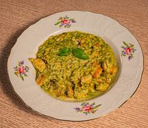 Орзо с курицей