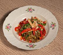 Индейка томленная с овощами 
