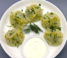 Манты с тыквой 