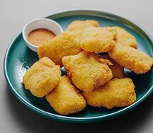 Куриное филе с сыром в сухарях