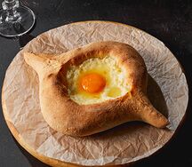 Хачапури по-аджарски классический (лодочка)