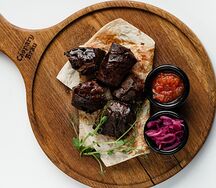 Шашлык из говяжьей печени