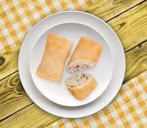 Блин с картошкой и грибами