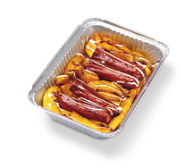 Колбаски с картофелем