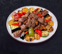 Садж на углях ассорти (курица, баранина, свинина)