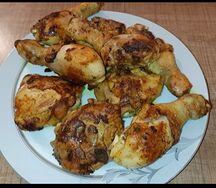 Курица жареная
