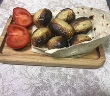 Шашлык из картофеля