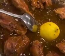 Жареное мясо в вине