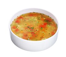 Уха с лососем