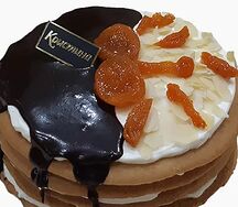 Торт Сметанник с курагой