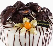 Торт Ириска бисквитная (большая)