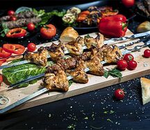 Шашлык из куриных крыльев