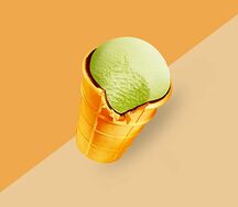 Вафельный стаканчик Золотой стандарт фисташковый