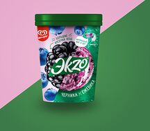 Мороженое Экзо черника-ежевика