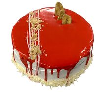 Торт Клубника со сливками и бананом Red