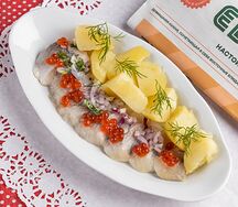 Селедочка под водочку с отварным картофелем