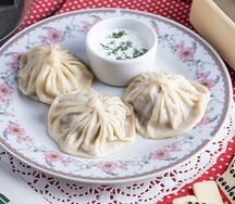 Манты с бараниной