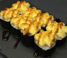 Запеченные с лососем