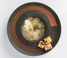 Куриный суп с домашней лапшой