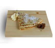 Блин с маслом и сахаром