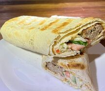 Шаверма с люля-кебабом из курицы