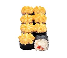 Запеченный ролл с курицей