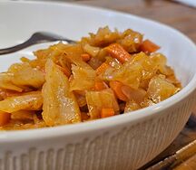 Капуста тушёная 