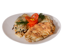 Мясо по-французски с грибами