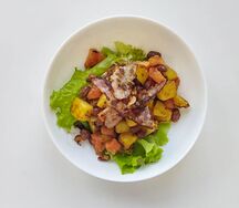Картофельный салат с беконом