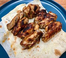 Куриные крылышки BBQ на мангале