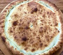 Хачапури с сыром и ветчиной 