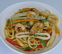Большой Вок с морепродуктами