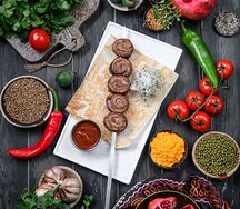 Мясные рулетики