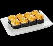 Запеченный ролл с крабом