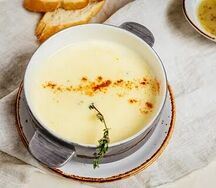 Крем суп сырно-сливочный