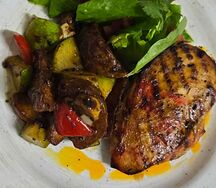 Куриное филе с овощами по-китайски