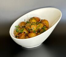 Картофель черри жареный