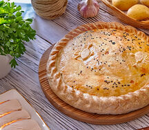 Пирог с курочкой и картофелем