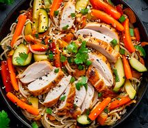 Wok с курицей