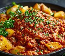 Жаркое по-домашнему с курицей