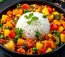 Рис с овощами