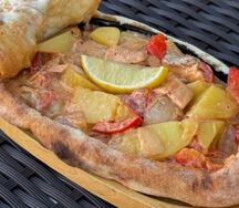 Cковородка с лососем
