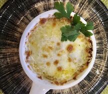 Жюльен с курицей и грибами